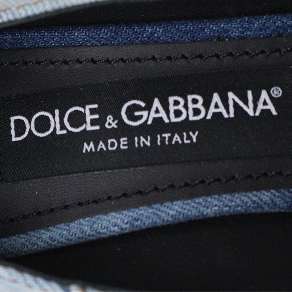 Dolce & Gabbana Blue Denim Heels Sz 36.5 - Picture 6 of 6